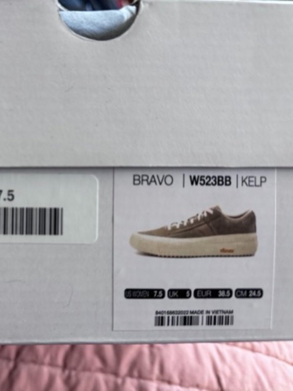 W7.5 Brandblack Vibram Bravo Kelp